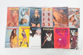 PLAYBOY Magazine 1971 Complete Year W/Centerfolds