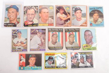 Lot Of 14 1950's And 1960's Topps Baseball Cards Tug Mcgraw Frank Herrera And More