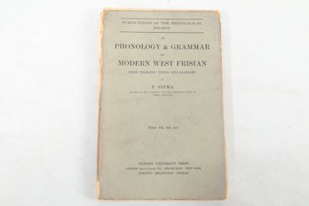 Languages, Phonology & Grammar Of Modern West Frisian