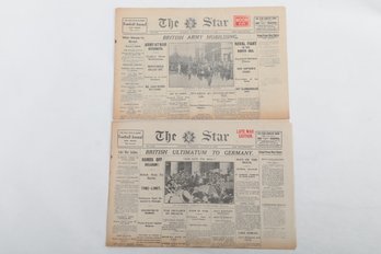 WWI Newspaper London THE STAR Aug. 4, 1914 On The Eve Of War