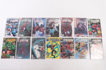 Lot Of 14 Spiderman Comic Books