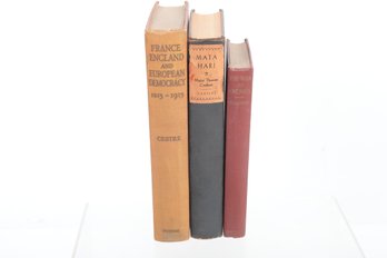 3 Vintage WWI Books Including MATA HARI