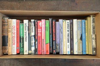 Elmore Leonard & Other Mystery, Crime Fiction Vintage Collectible Books Including First Editions