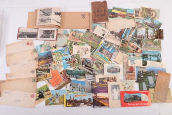 Grouping Of Mixed Vintage & Antique Post Cards & Greeting Cards