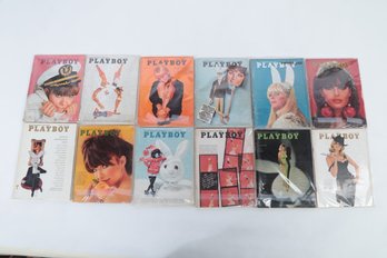 Complete 1966  Playboy Magazine With Center Folds