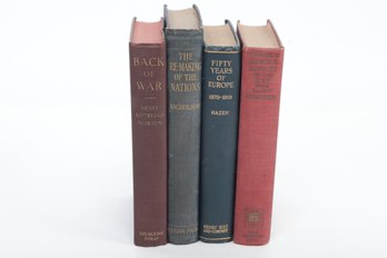 WWI Books 4 Contemporary Titles Including Economic Aspects Of The War Hardcovers