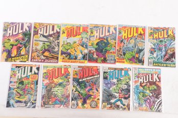 Lot Of 11 Incredible Hulk Comic Books 144 146 147 161 167 196 198 214 218 233 252