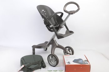 New Stoke Xplory V3 Stroller Chassis 136700 W/ Baby Bag And Winter Kit