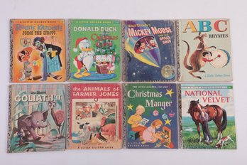 8 Little Golden Books 1st Editions (with 'A')