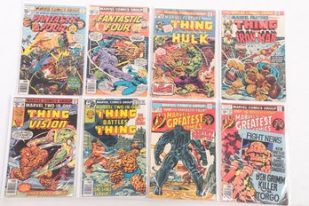 Lot Of 8 Marvel Bronze Age Comic Books