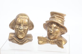 Vintage Very Heavy Metal Clowns Bookends