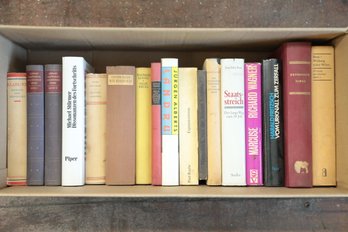 Box Of Books From A German Scholar's Library, Scarce