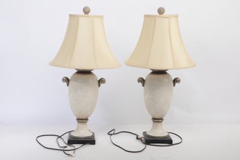 Pair Of Side Table Lamps