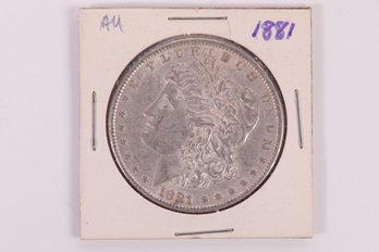 1881 Morgan Silver Dollar From Private Collection
