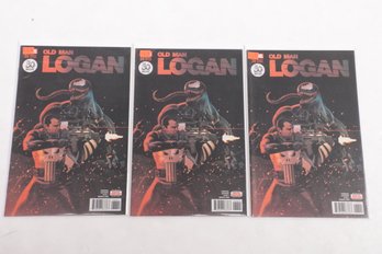 Lot Of 3 Old Man Logan 38 Variant Covers Comic Books