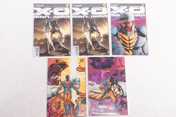 Lot Of 5 Valiant X-o Manowar Comic Books