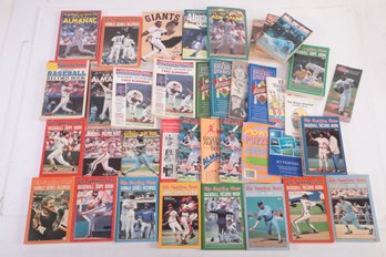 Grouping Of Vintage Baseball & Sporting Books/Price Guides/Almanacs