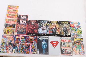 Lot Of 20 Misc Dc Comics Wanted Superman Batman