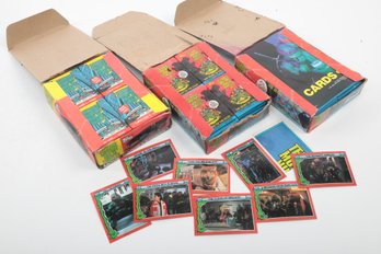 3 Boxes Of Vintage TOPPS Teenage Mutant Ninja Turtles Movie Cards Series 1 & 2