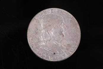 1963 Benjamin Franklin Silver Half Dollar