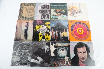 12 VTG Mixed Vinyl LPs: DIGA, Billy Joel, Neil Diamond, Air Supply, Three Dog Night & More