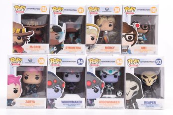 Lot Of 8 Overwatch Funko Pops