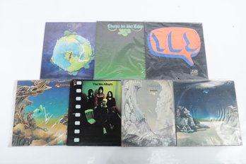 7 Mixed YES Vinyl LPs/Records