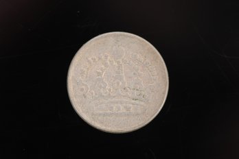 1954 Swedish Silver 25 Ore