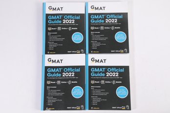 Lot Of 4 GMAT Official Guide 2022: Book  Online Question Bank