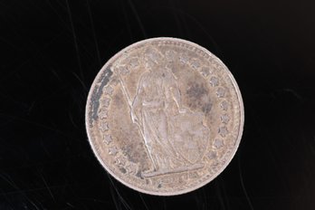 1907  Switzerland Silver 1/2 Franc