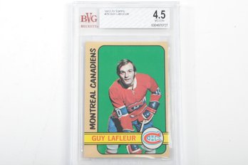 1972-73 Topps #79 Guy Lafleur - Rookie  Graded 4.5 VG-EX