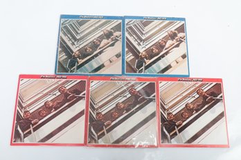 The Beatles (3) Red (1962-1966) & (2) Blue (1967-1970) Album Sets (Capital/EMI & Apple)