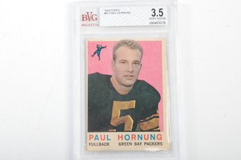 1959 Topps #82 Paul Hornung Graded 3.5 Very Good