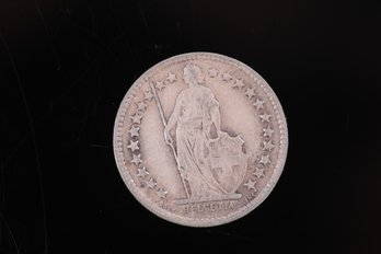 1940 Switzerland Silver 1/2 Fr