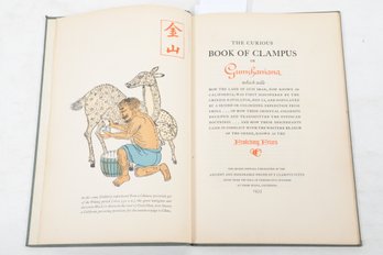 Private Press Book 1935 The Curious Book Of Clampus Onone Of 200 Copies Signed Platrix Press