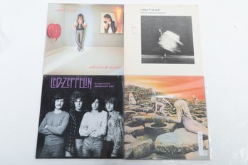 2 Led Zeppelin Re-Issued Vinyl LPs W/2 Robert Plant LPs