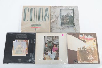 Mixed Led Zeppelin Lot: The Song Remains The Same, Presence, Led Zeppelin II & IV