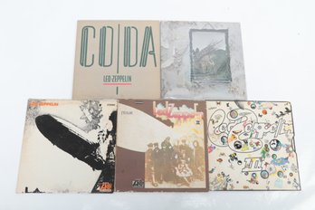 Led Zeppelin Vinyl LP Lot: Led Zeppelin I, II, III, IV & Coda I