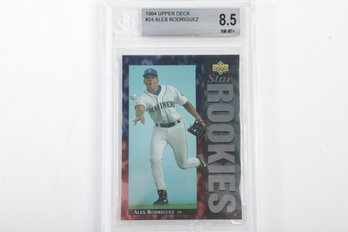 1994 Upper Deck #24 Alex Rodriguez Rookie - Graded 8.5 NM-MT