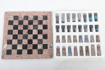 Stone Chess Set (board & Pieces)