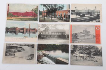 Grouping Factory And Related Postcards New England States