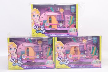 3 N.I.B. Polly Pocket Tiny Room