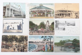 Grouping Amusement Park Postcards Tri-State Some Conn.