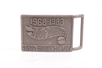 Hot Wheels 15th Anniversary Belt Buckle