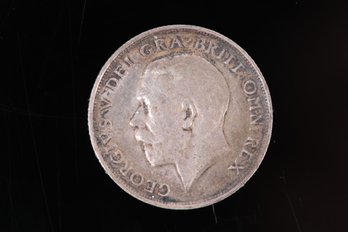 1915 England Silver One Shilling