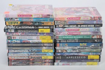 Grouping Of Vintage & Modern Anime DVDs