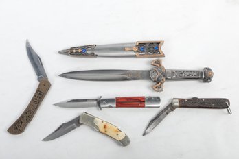 Grouping Of Pocket Knives W/Decorative Knife