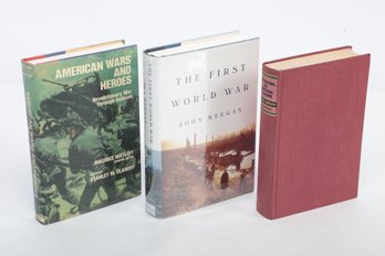 3 Titles On Military AMERICAN WARS AND HEROES Revolutionary War Through Vietnam YONNAEEGN THE FIRST WORLD WAR