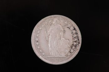 1964 Switzerland Silver 1/2 Fr