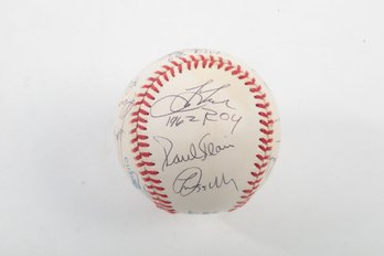 New York Yankees Signed Team Ball